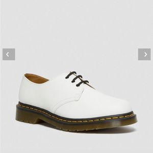 1461 SMOOTH LEATHER OXFORD SHOES - flat white - size 8